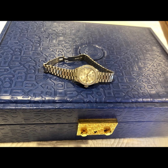 ROLEX Ladies President Platinum with Diamond Bezel - Picture 13 of 14